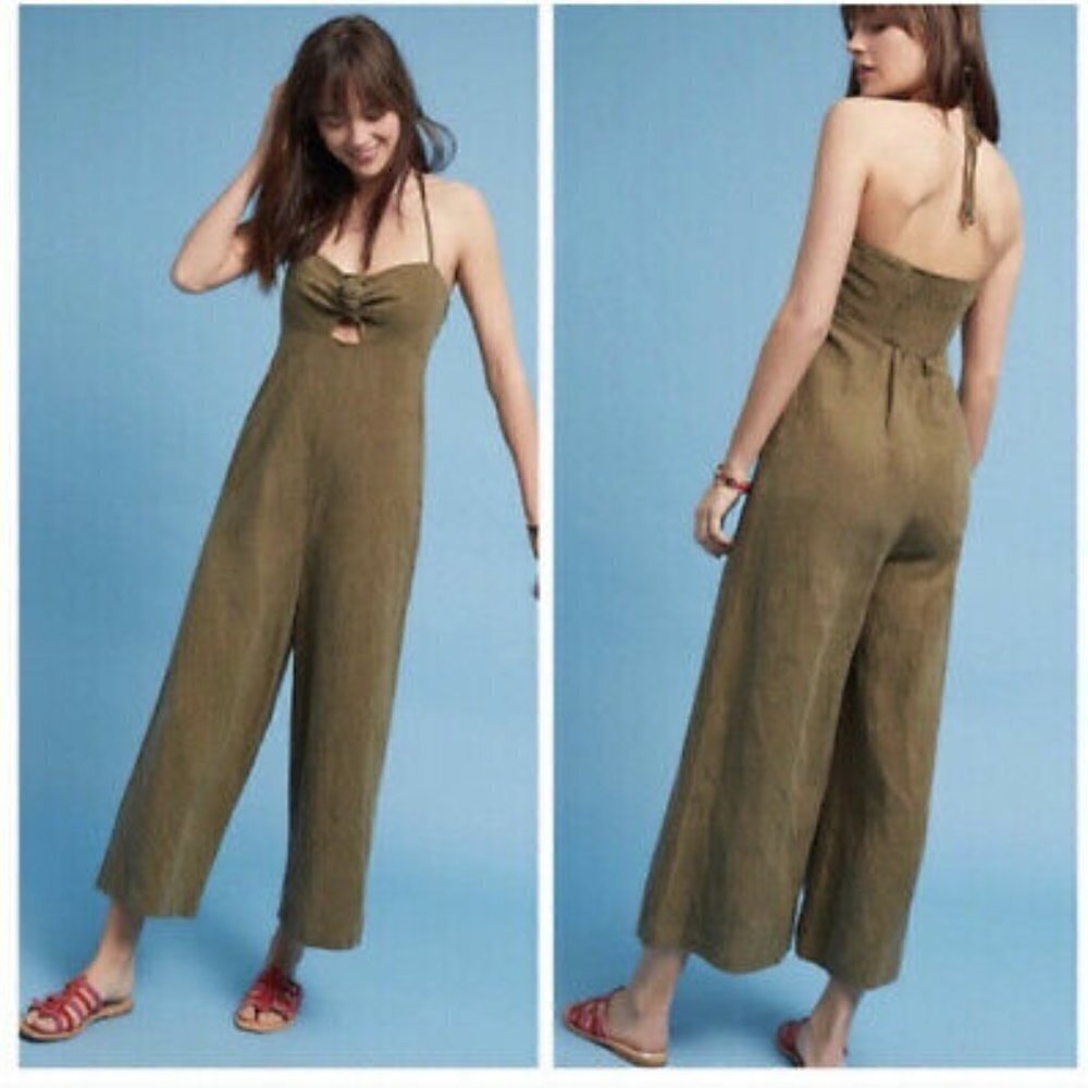 Tropicale Linen Jumpsuit by Elevenses